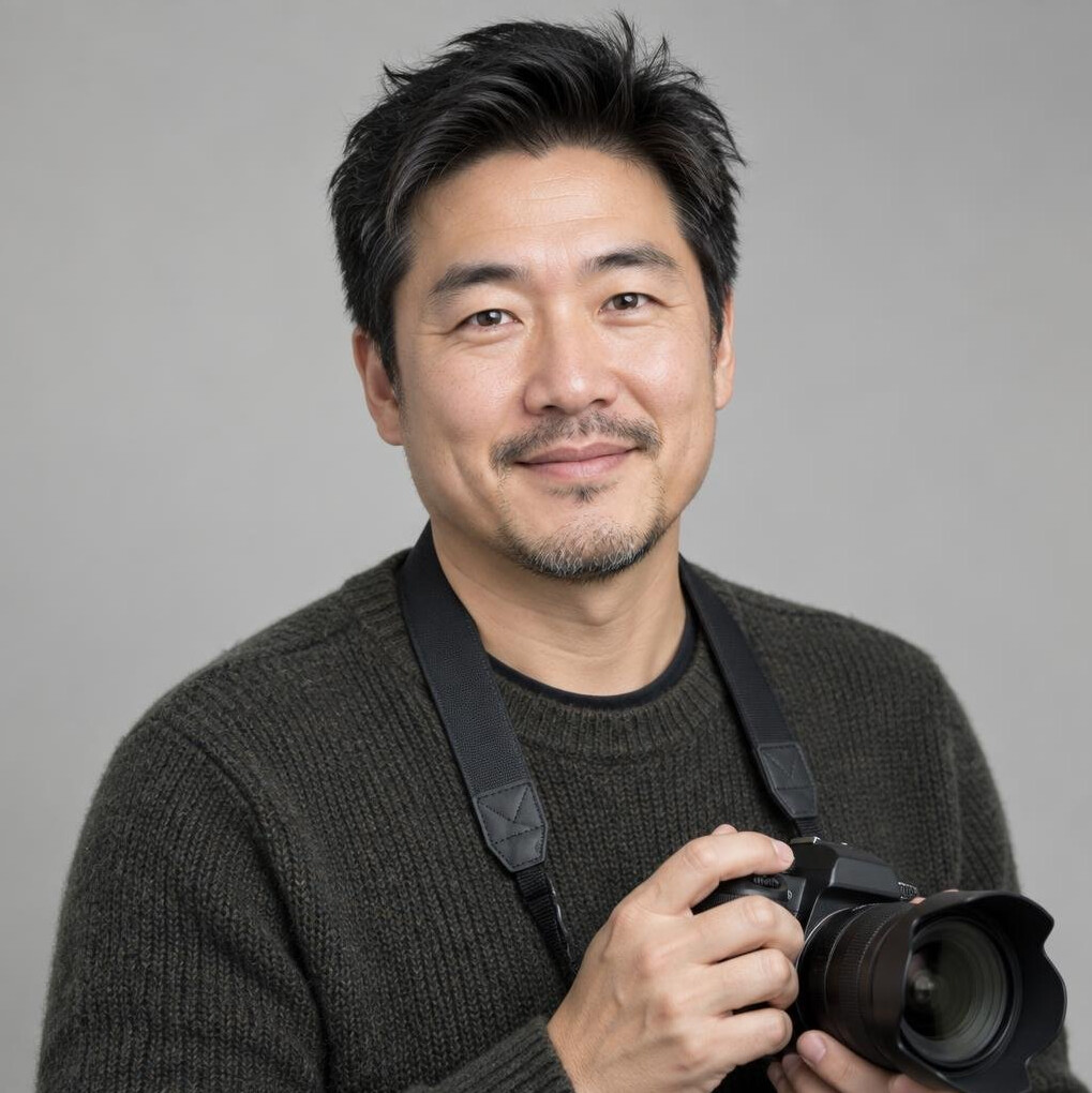 Portrait of a man documentary photographer
